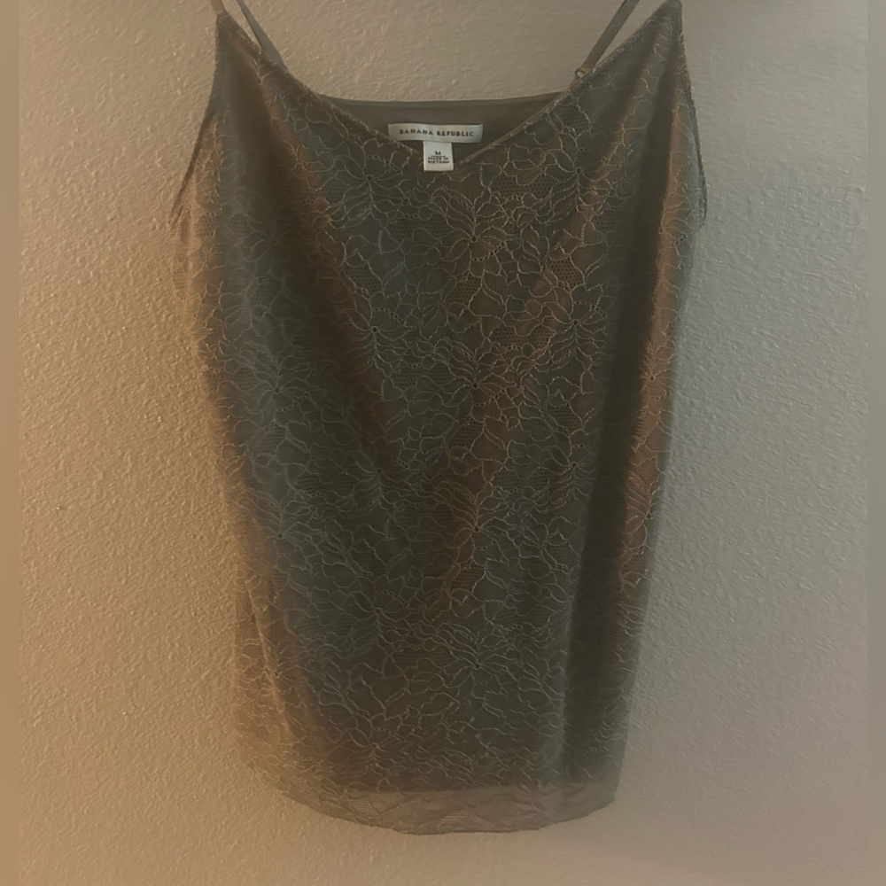Never Worn! Banana Republic Army Green Tank